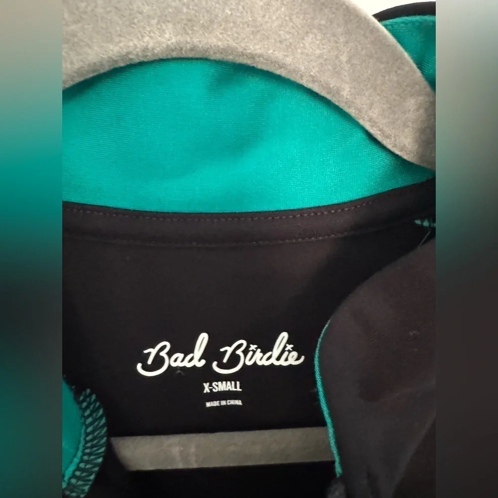 NEW Bad Birdie Caddy Romper Golf Athletic Colorblock Black Teal Size XS NWT